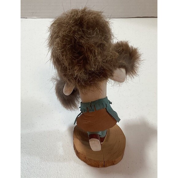 Vintage Hopi Kachina Doll Bear Signed A. Francisco Native American Decor Art - Picture 3 of 5